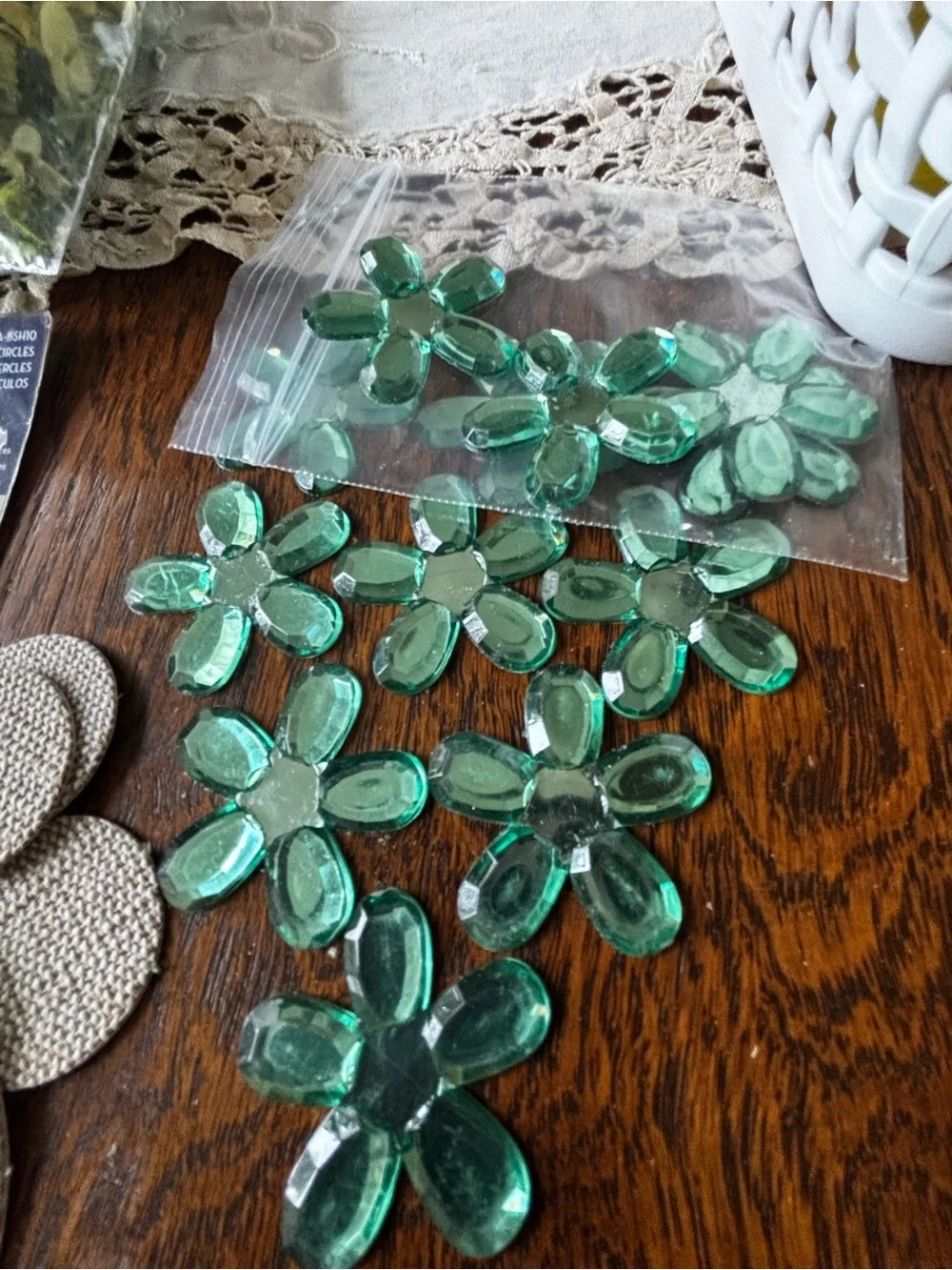 Craft Bling Supplies Assorted Accents - sparkles, sprigs,tassels, acrylics,…